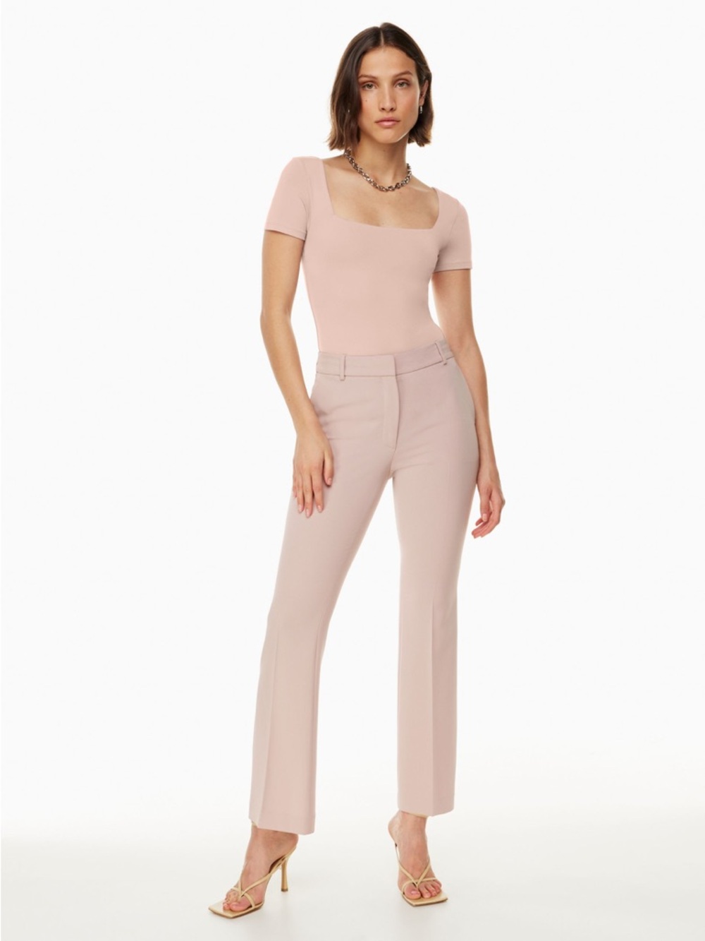 Aritzia Program Trouser in Taupe, Size 12, NWT